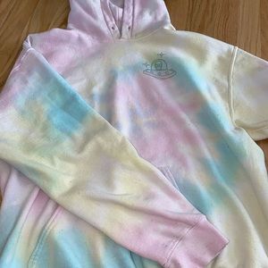 ⚠️‼️OBO‼️⚠️ Tie-dye Hoodie with cute alien